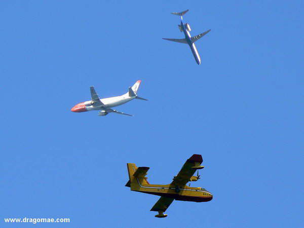 Flugzeuge Fotomontage